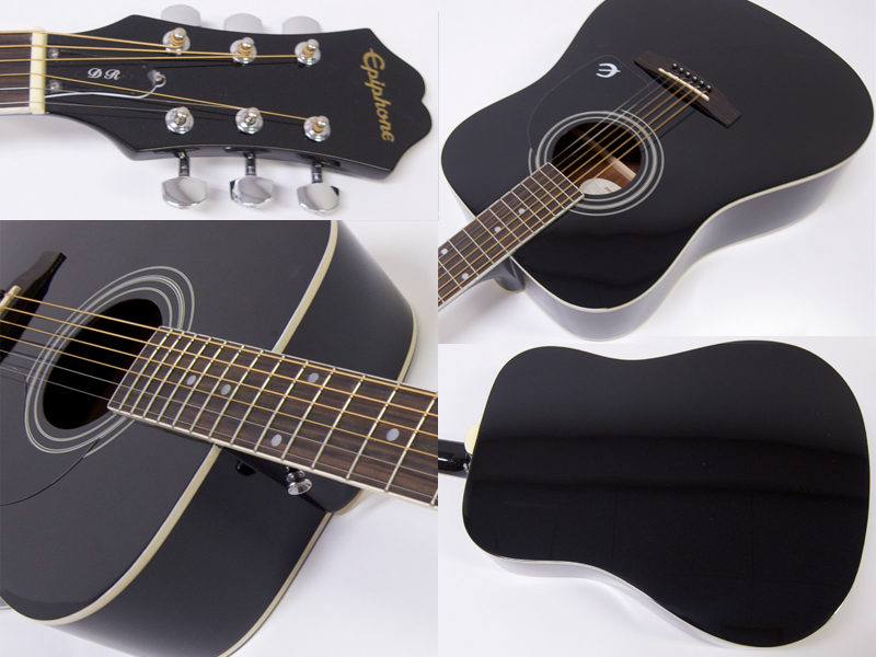 超美品 Epiphone DR-100/EB Wピックアップ付き 超美品 Epiphone DR-100