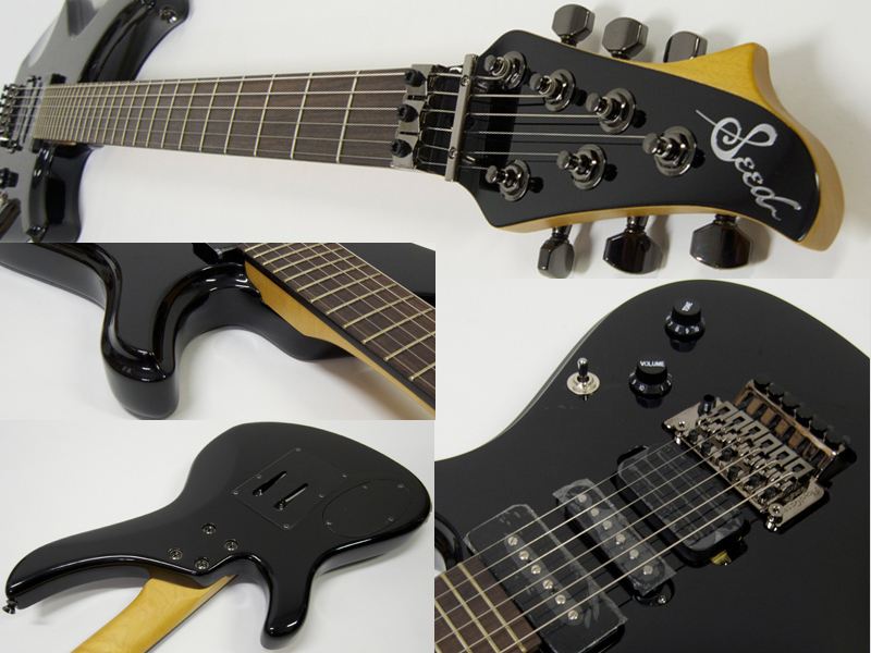 Sago Sago New Material Guitars Seed Kotetsu Black【コテツ エレキ