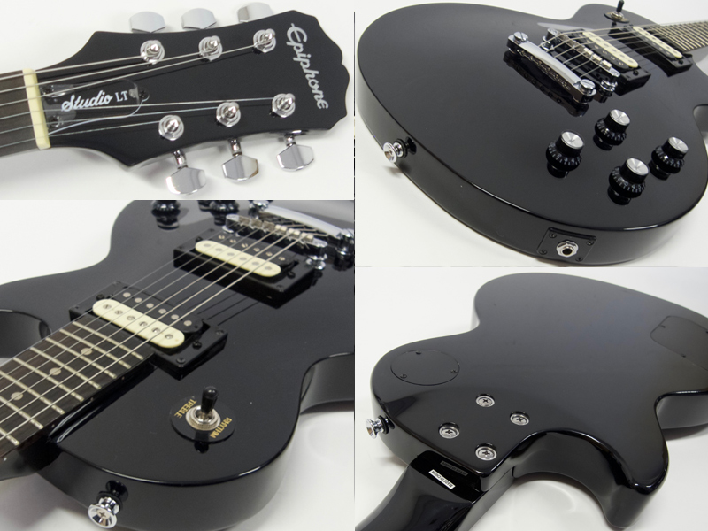 epiphone Les Paul Studio 黒 ケース付 Gibson Les Paul Studio 黒