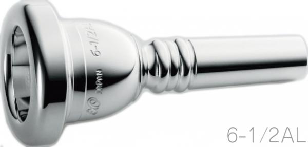 XO エックスオー 6-1/2AL 太管 マウスピース トロンボーン用 銀メッキ