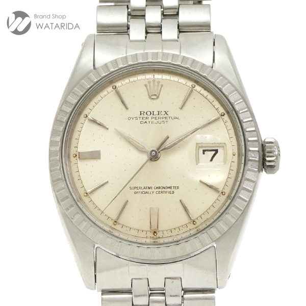 ロレックス ROLEX デイトジャスト 1603 アルファ針 シルバー文字盤 Cal
