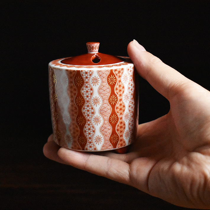 九谷 香炉 アンティーク 林伊平 1客 256 香炉 九谷焼専門通販ショップ