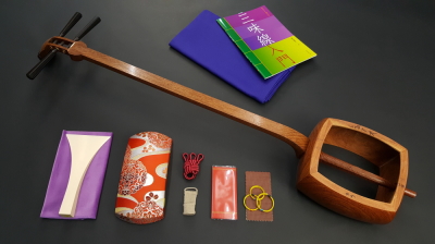 長唄花林本格派三味線セット 販売 WKT-5302 （阿波踊り用として使用