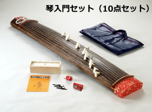 クリ甲箏セット 送料込み くり甲 箏セット 送料込み 琴/箏セット入門