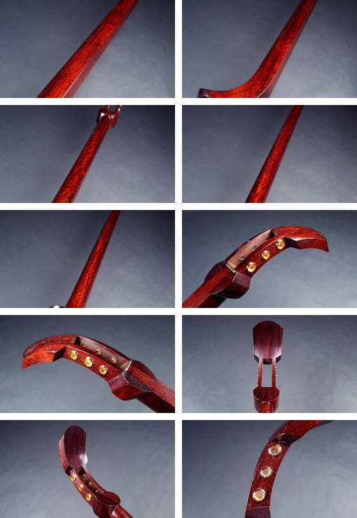 長唄三味線 舞台用 仮継有り 紅木 すぐ弾ける 糸巻き調節済み 高級細棹