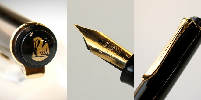 M 750 C 万年筆 PELIKAN ペリカン ペン先 GOLD 金黒