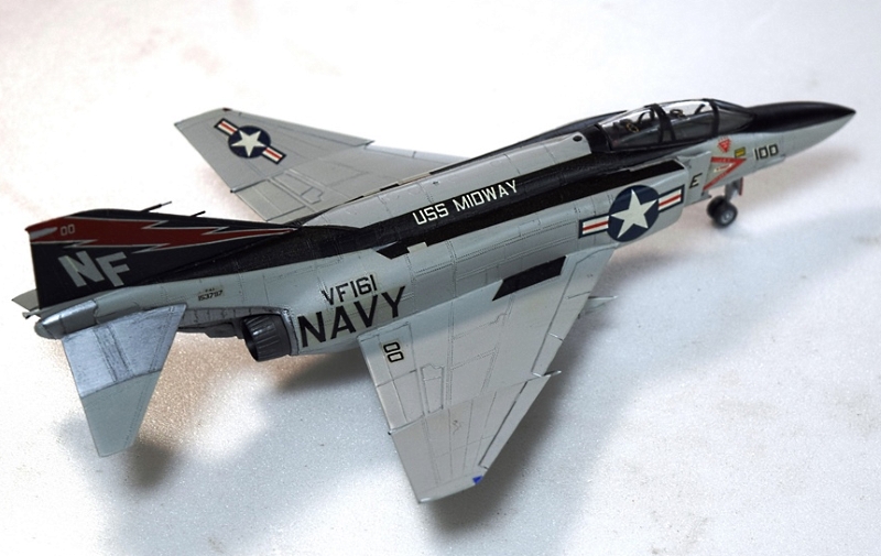 飛影です!戦闘機プラモデル完成品ハセガワ1／72ファントム F-4J