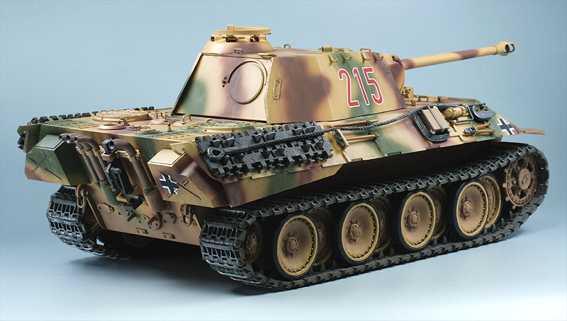 タミヤ1/25ドイツ戦車 パンサー A 完全キット ラジコンフルセット