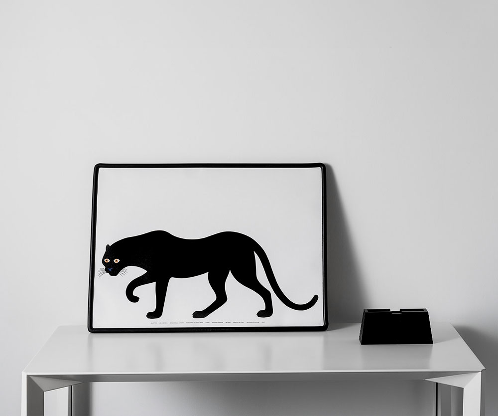 ✳️エンツォ・マーリ【Enzo Mari】ポスタークロヒョウ❤️一点もの