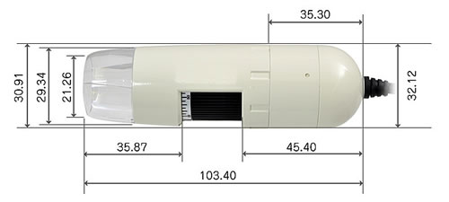 USBマイクロスコープ/M1080AM-2101TH/測定/包装/物流/専門 - 株式会社