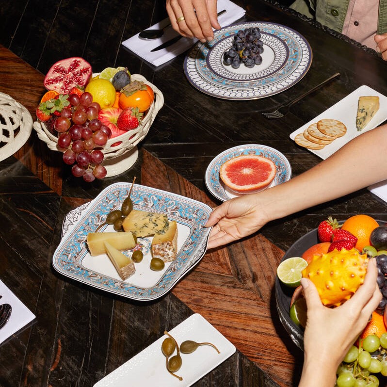 フロレンティーン ターコイズ ブレッド&バタープレート|WEDGWOOD公式