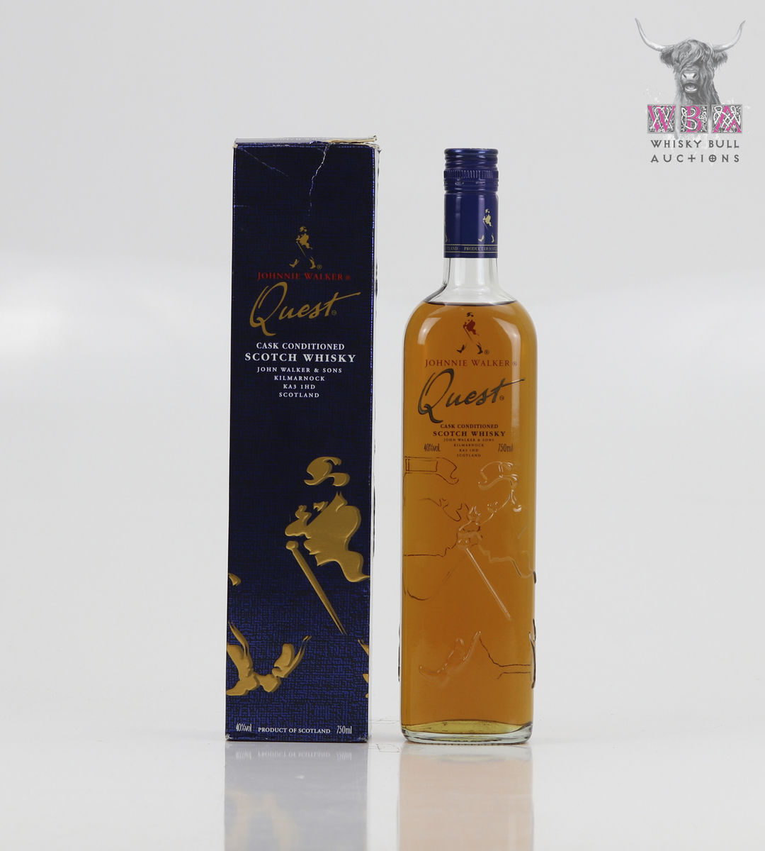 7 ジョニーウォーカー クエスト 箱付 JOHNNIE WALKER Quest 750ml 40