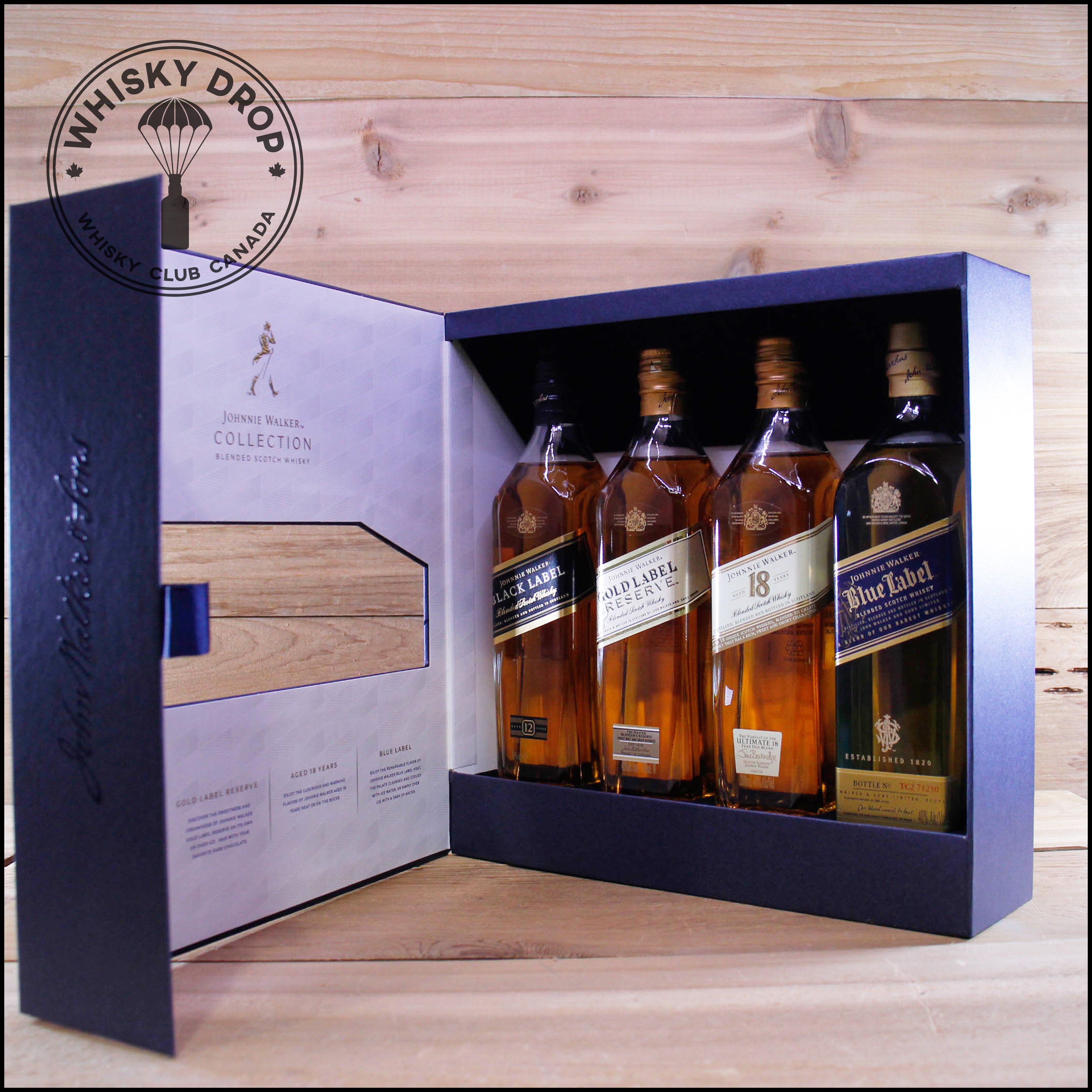 The Johnnie Walker Collection (4 x 200 mL) – Whisky Drop