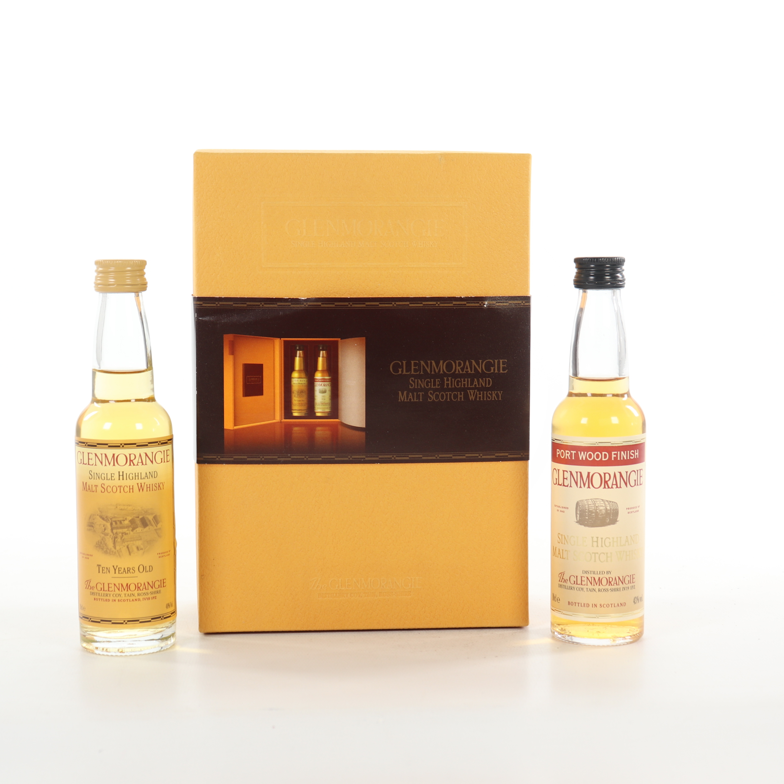Glenmorangie - 10 Year Old & Port Wood (Gift Pack) 2 x 10cl Whisky