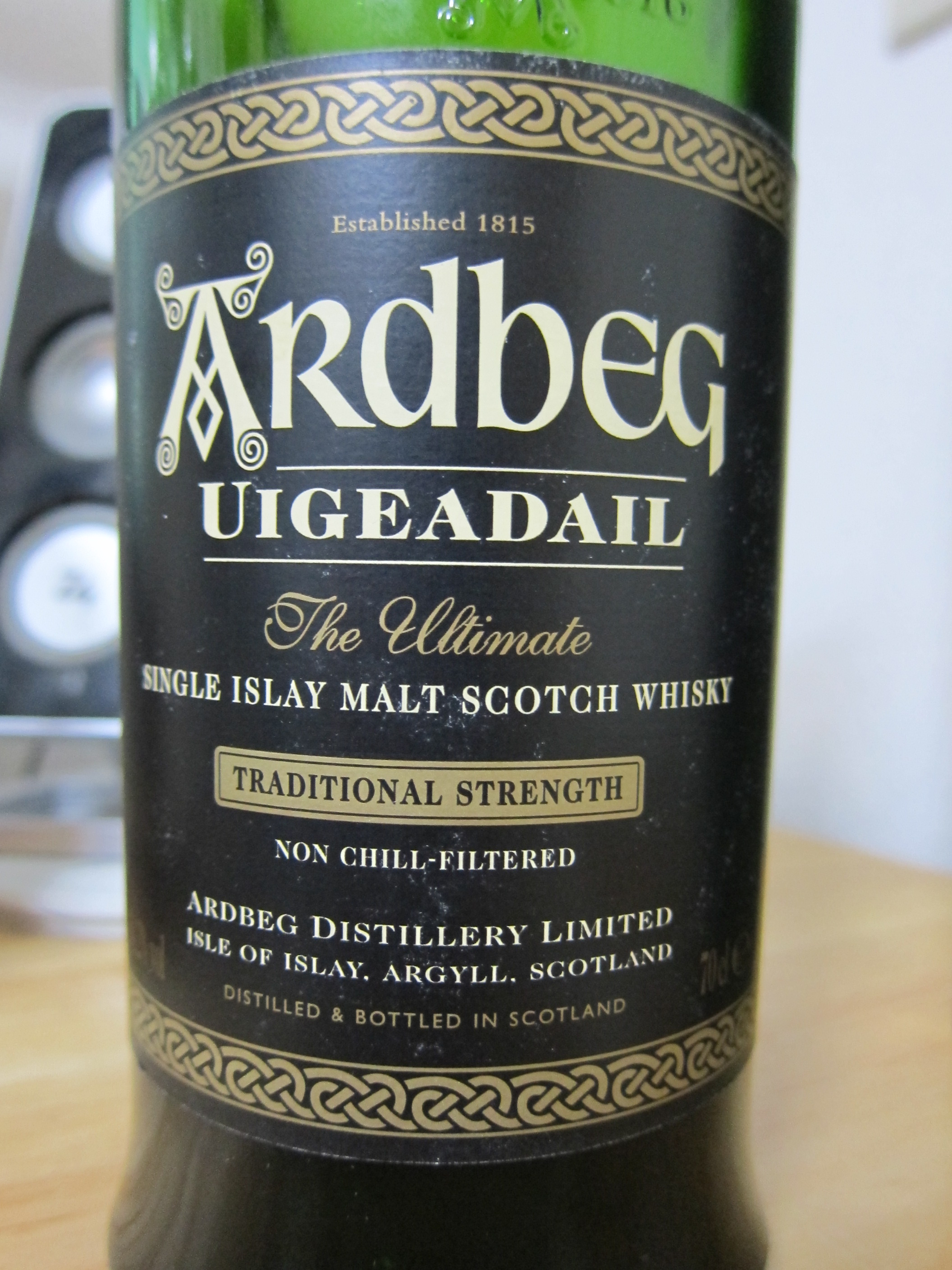 OB ARDBEG UIGEADAIL “TRADITIONAL STRENGTH” 54.2% 700ml Bottled