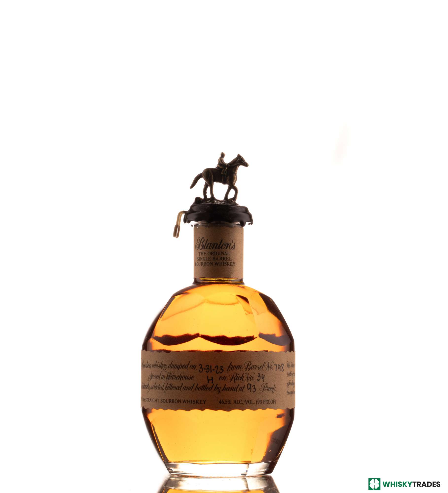 ウイスキー Blanton's Single Barrel Bourbon 46.5% Blanton's