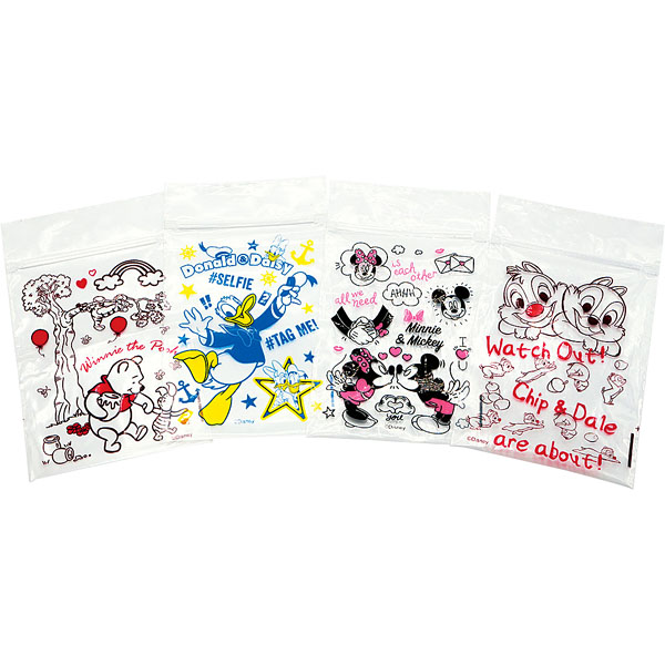 キャラクタージッパーバッグ20枚入(DY)｜景品、販促品は景品卸センター