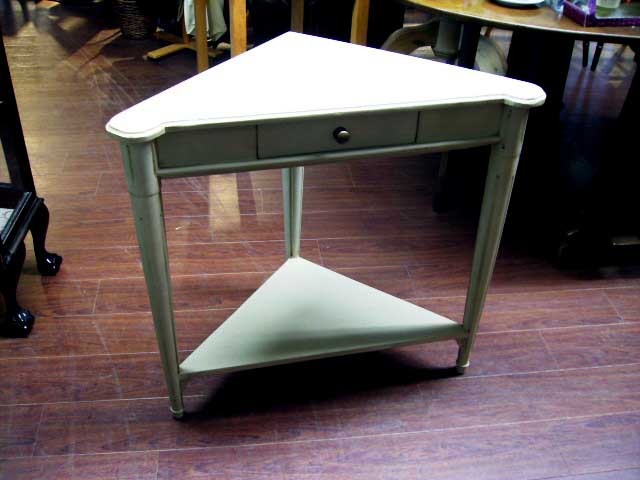 1960s ヴィンテージ アクリル製 三角形テーブル コーナーテーブル