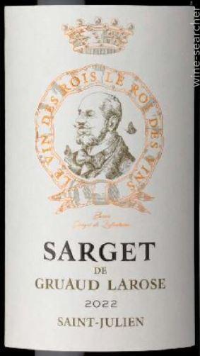 2007 Chateau Gruaud-Larose 'Sarget de Gruaud-Larose', Saint-Julien