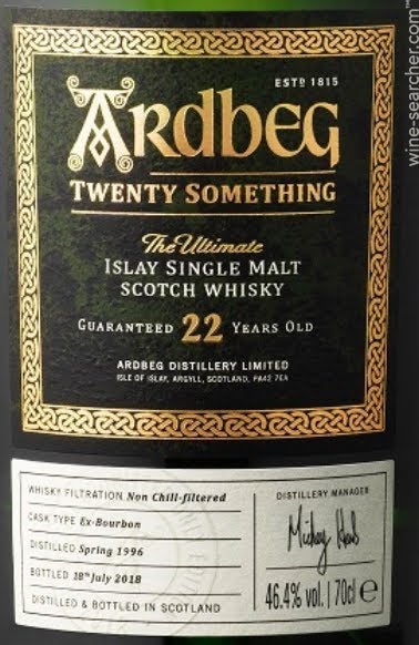 Ardbeg 'Twenty Something' 22 Year Old Committee Release Single