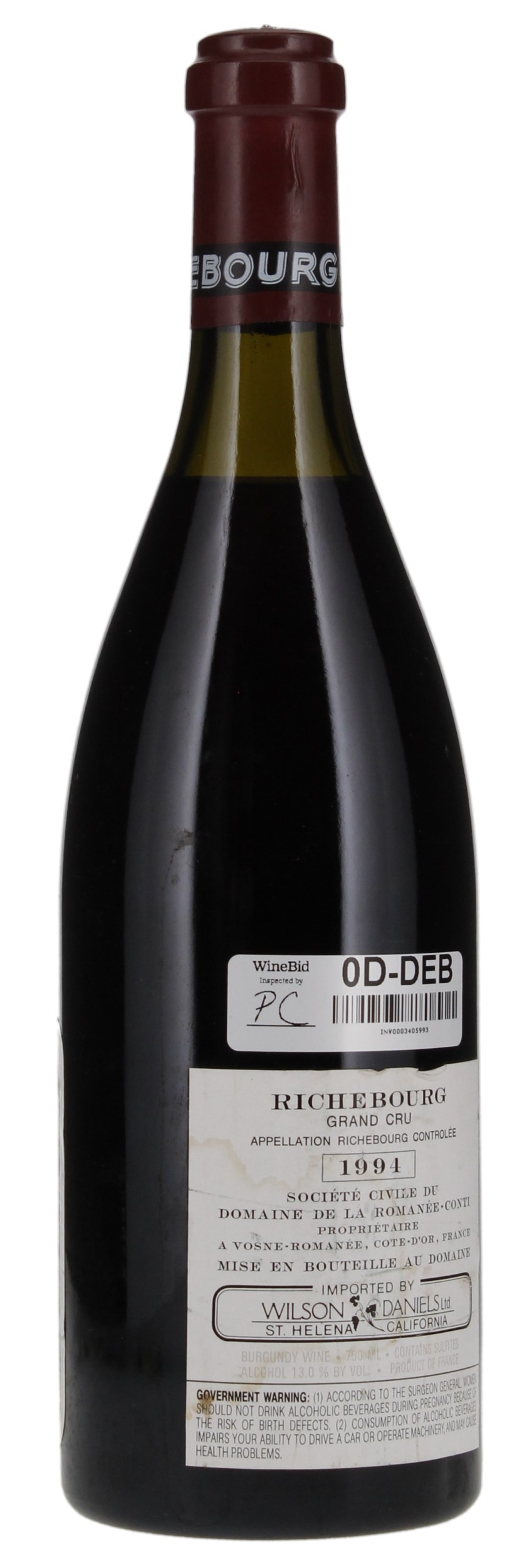 1994 Richebourg 750ml