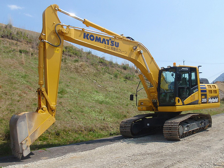 KOMATSU HB205-2 ハイブリッドエクスカベーター
