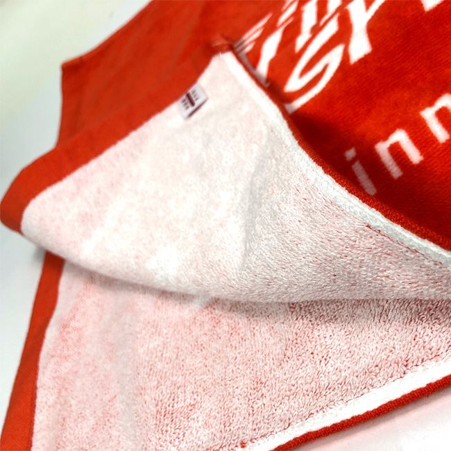 Chevon 赤タオル Chevon 赤タオル Chevon ロゴタオル 赤 Chevonの