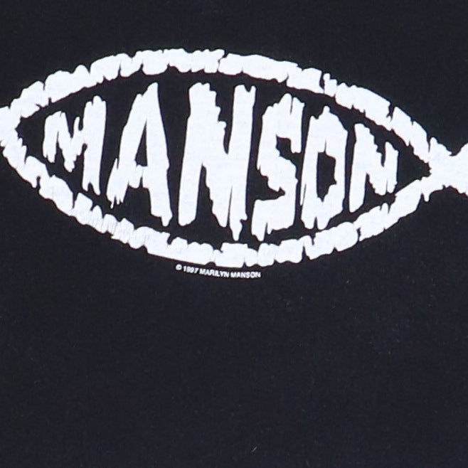 1997 Marilyn Manson Fish Shirt – WyCo Vintage