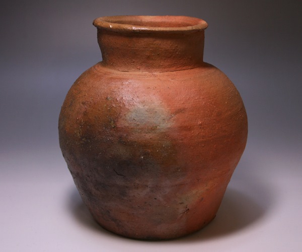 森陶岳水差種壺たねつぼ備前寒風大窯共箱あり