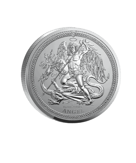 2026 Angel 5oz Silver Reverse Proof Coin - Tower Mint London