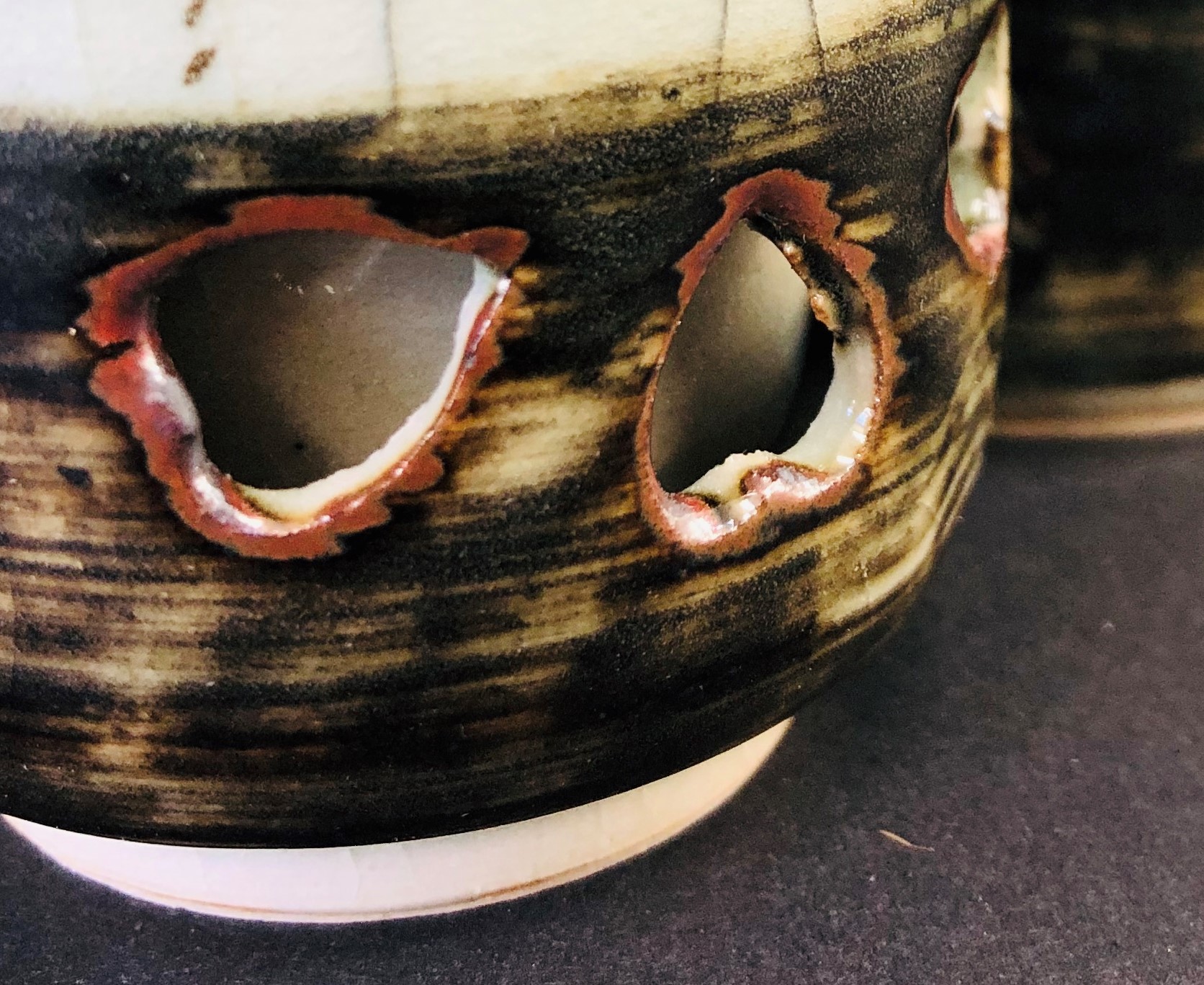 ♢明治時代 絶品 古相馬 大堀相馬焼 相馬駒焼 捻じり 酒器 骨董品 レア