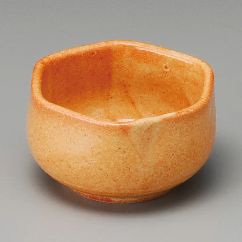 赤志野六角鉢(和食器,鉢もの,珍味)|食器通販の陶磁庵