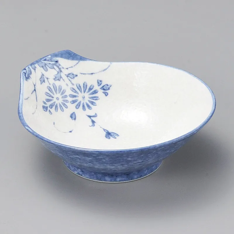 和食器 笠原窯 志野 向付 五客 共箱 V R4988 和食器 笠原窯 志野 向付