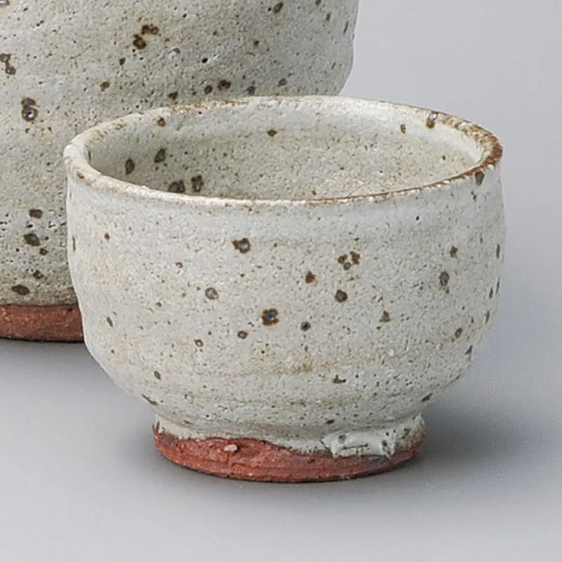 片口 白釉 流し掛釉 木箱 江戸 大片口 酒器 銘なし 片口 白釉 流し掛釉