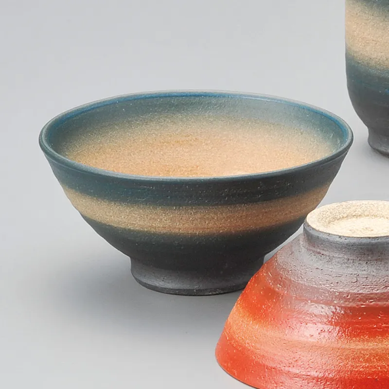 うさぎの絵柄 平茶碗 約12cm 絵唐津平茶碗 骨董品 うさぎの絵柄 平茶碗