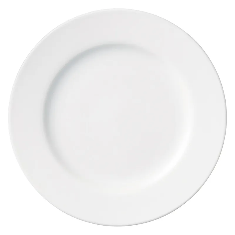 クラシックホワイト リム玉23cm皿(丸平皿・プレート Mサイズ)|食器通販