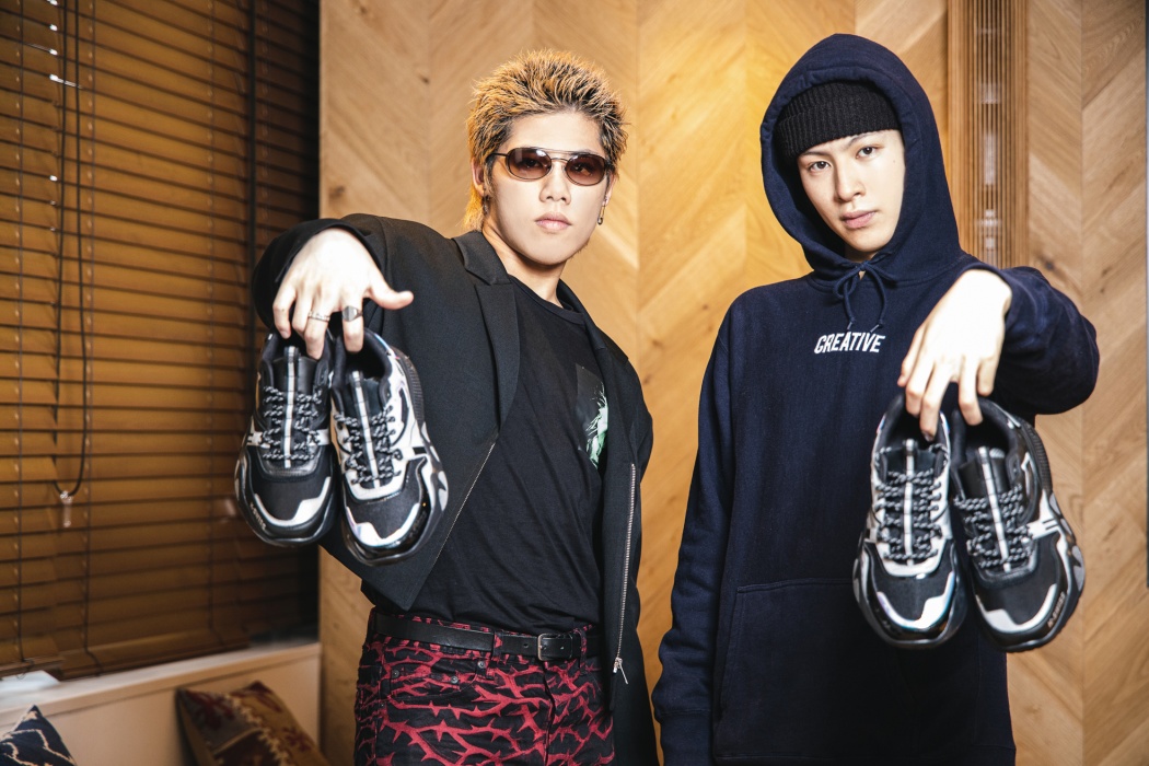 THE RAMPAGE長谷川慎と後藤拓磨、夢のコラボスニーカーはリル