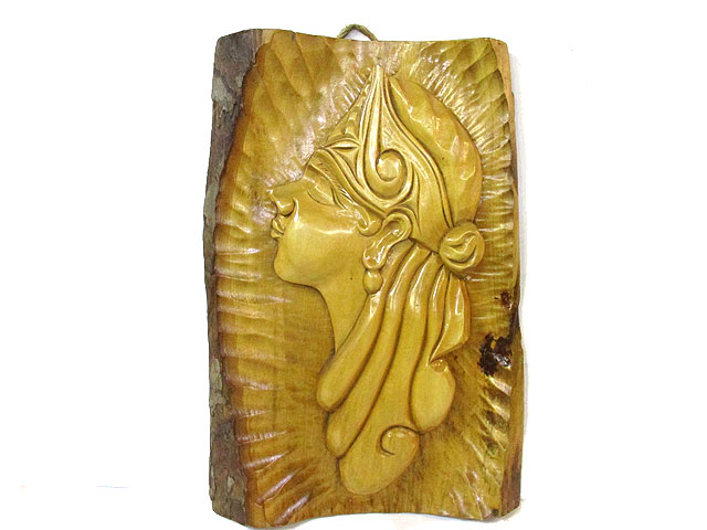 アイヌメノコレリーフ管原作 [トミヤ郷土民芸]