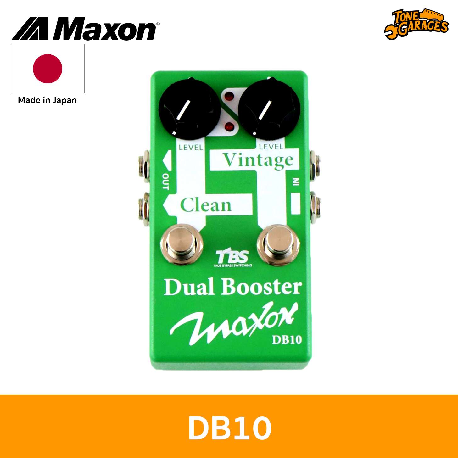 Maxon DB10 Dual Booster Effect – Tone Garages
