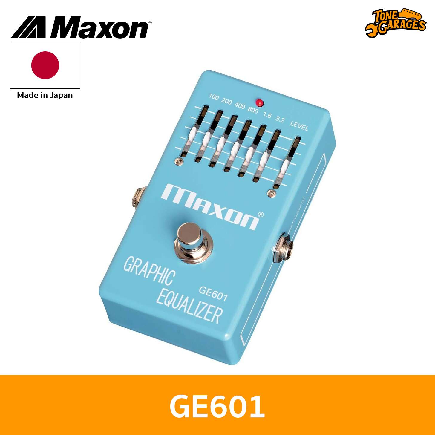 Maxon GE601 Graphic Equalizer Effect – Tone Garages