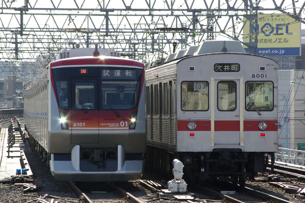 2008-02～03月 東急6000系試運転 - 東急編成写真・資料館