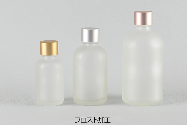 LTボトル茶・透明・フロスト〈キャップ・スプレー・ポンプ〉～化粧品