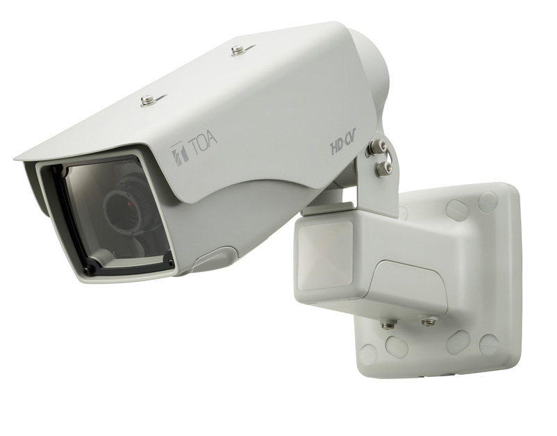 電源用配線不要のワンケーブル方式、フルHD画質 高精細防犯カメラ「HD