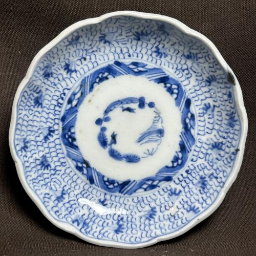 古伊万里微塵唐草図染付小皿 ⁄1947│埼玉県熊谷市の