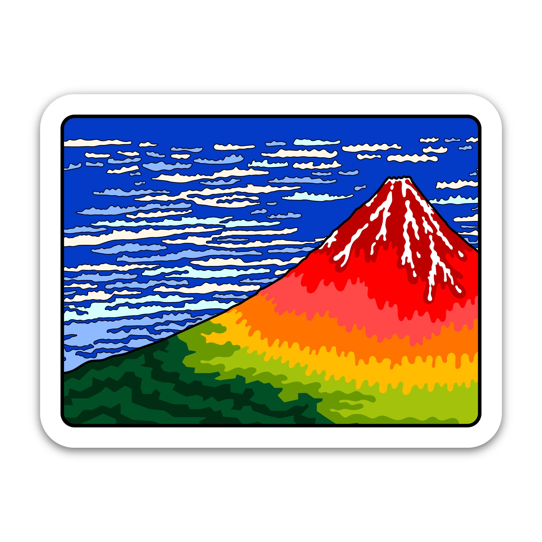 クリアファイル Mount fuji Thirty-six Views of Mount Fuji - Fine