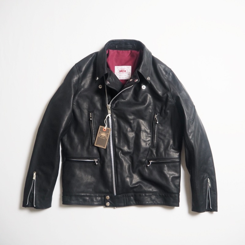 JAMES GROSE ジェームスグロース ダブルライダースジャケット NEW
