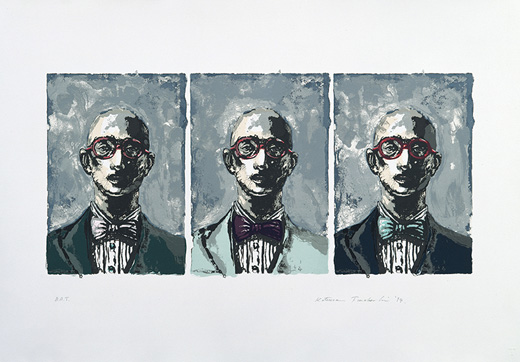 舟越桂 The mirror in the distance 遠い鏡1993年 舟越桂 The mirror