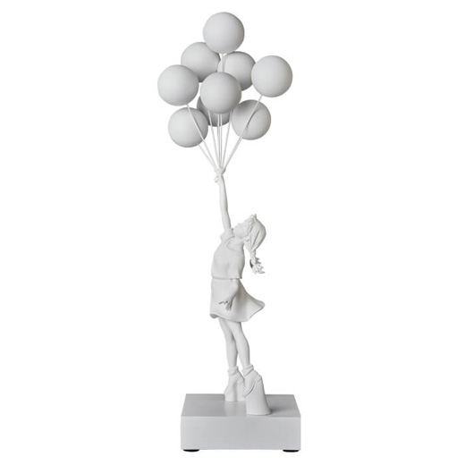 Flying Balloons Girl (白)Flying Balloons Girl (white)|バンクシー x