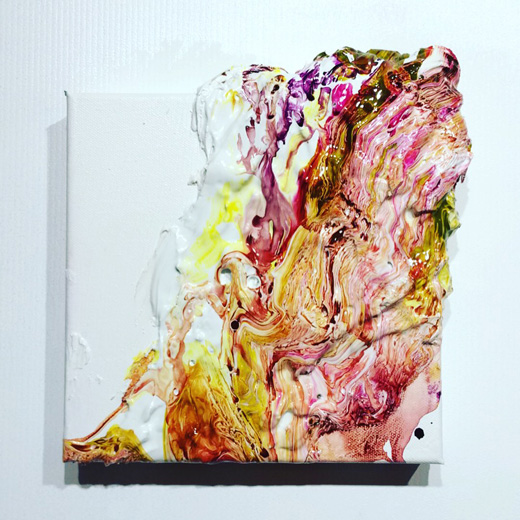 杉田陽平 「小さな、小さな、火の鳥」2008制作 油彩画 杉田陽平