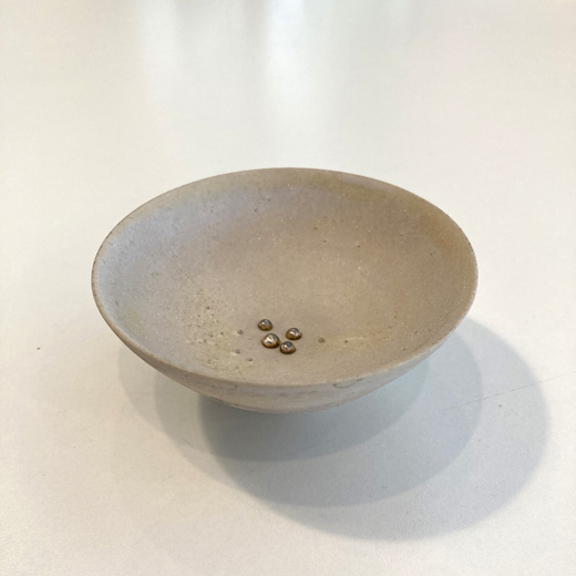 人気・一点物】青木良太 銀瓷手捏少服茶盌 人気・一点物】青木良太 銀